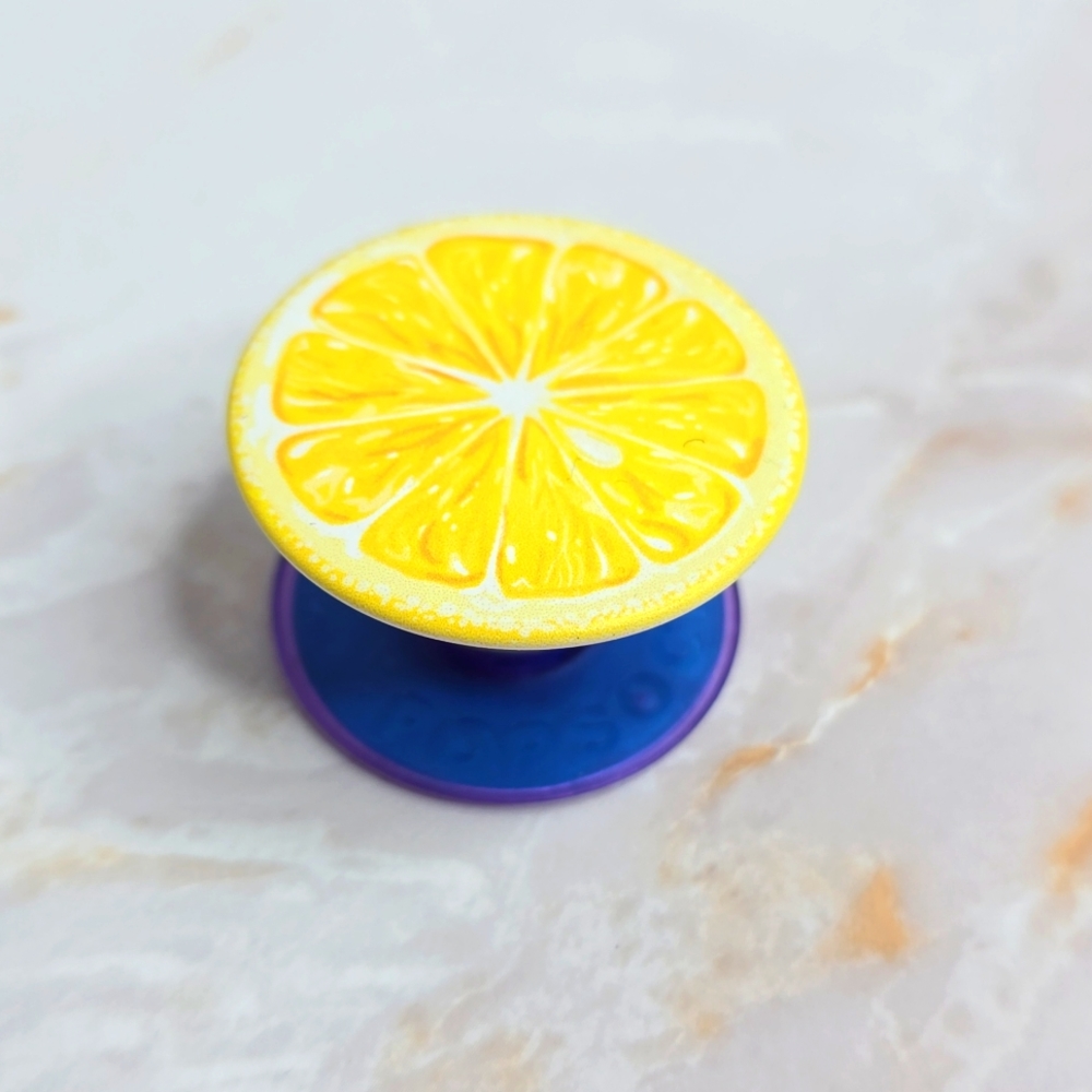 Popsocket lemon slice  interchangeable new